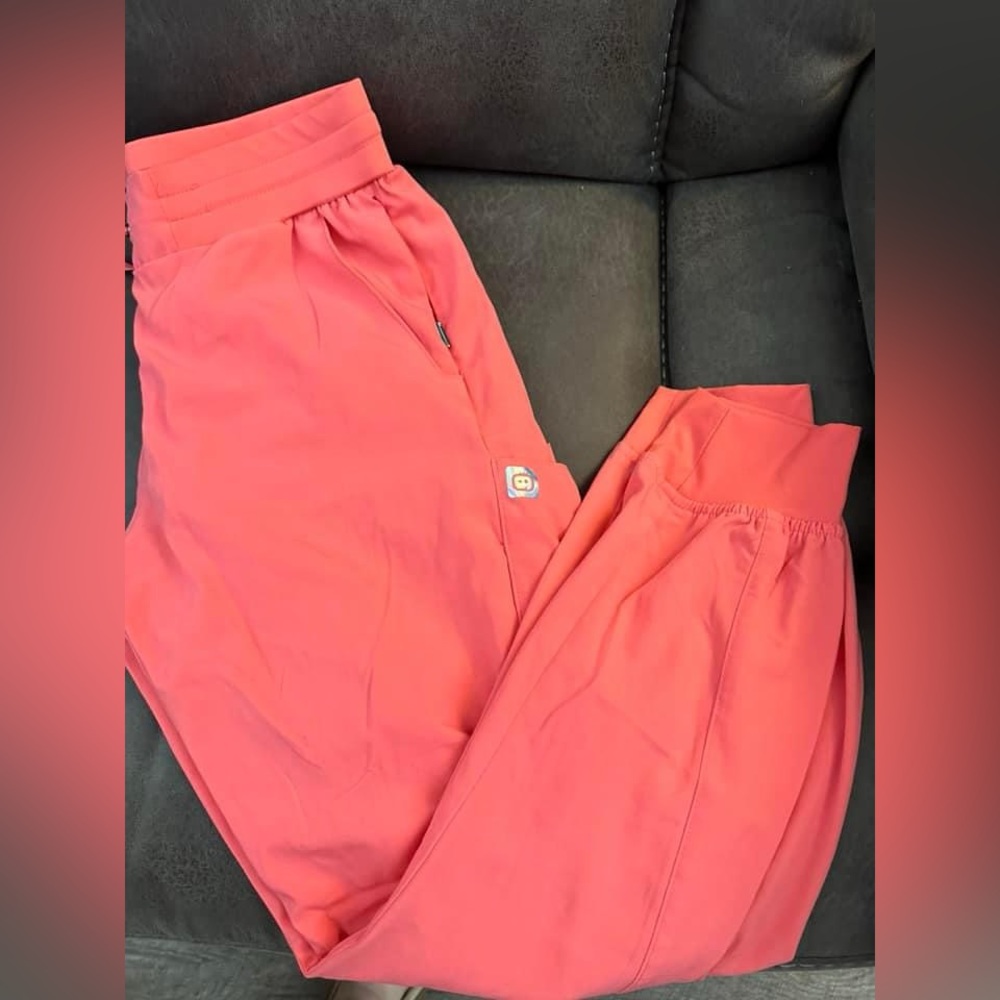 Pink WonderWink Scrub Bottoms